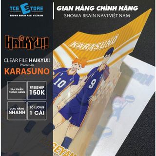 Bìa hồ sơ nhân vật Haikyu!!, phiên bản trường Nekoma, Wedge Holdings, kích thước 30x20cm, SL 1 cái