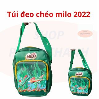 Túi đeo , túi đeo chéo Milo gồm 2 ngăn tiện lợi chất liệu vải bố dày dặn