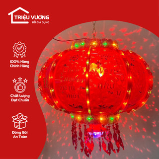 Đèn Lồng Điện Tử Quay 360 Độ - Trang Trí Ngày Tết