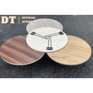 [Mã LIFEBKA5 giảm 10% tối đa 1 Triệu đơn 500k] Bàn Tròn, Bàn Trà, Bàn Trang Trí Chân Sắt Xếp Gọn (ĐK60cm)