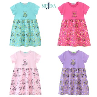 Váy bé gái vải Thun từ 13-38 Kg MEEJENA, Váy mùa hè bé gái từ 3-8 tuổi, Váy cho bé gái mùa hè -ALL2