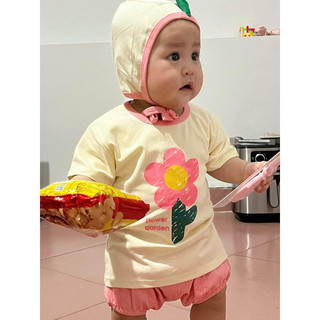 set đồ cho bé gái kèm mũ