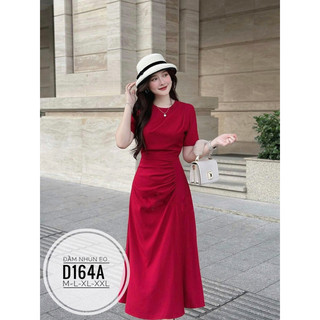 BIGSIZE Đầm nhún eo D164A