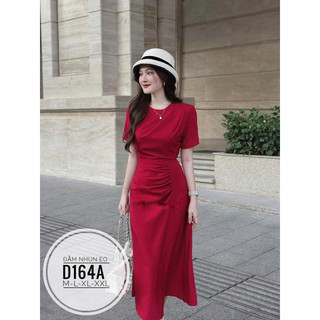 BIGSIZE Đầm nhún eo D164A