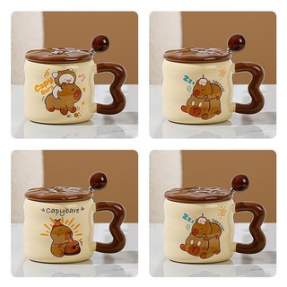 Cá Chép - Ly cốc sứ hình capybara dễ thương