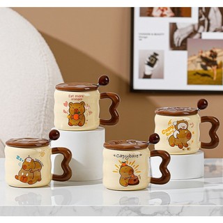 Cá Chép - Ly cốc sứ hình capybara dễ thương