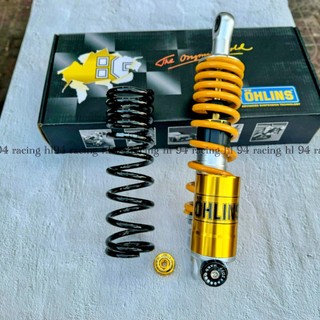 Phuộc ohlins vario bình dưới kèm lò xo đen