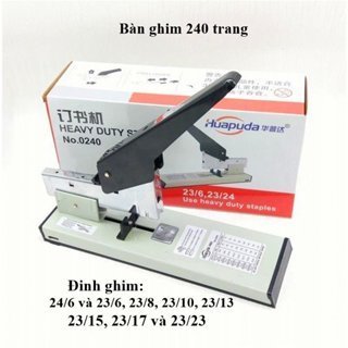 Dập ghim loại lớn 100 tờ - 240 tờ dụng cụ văn phòng phẩm