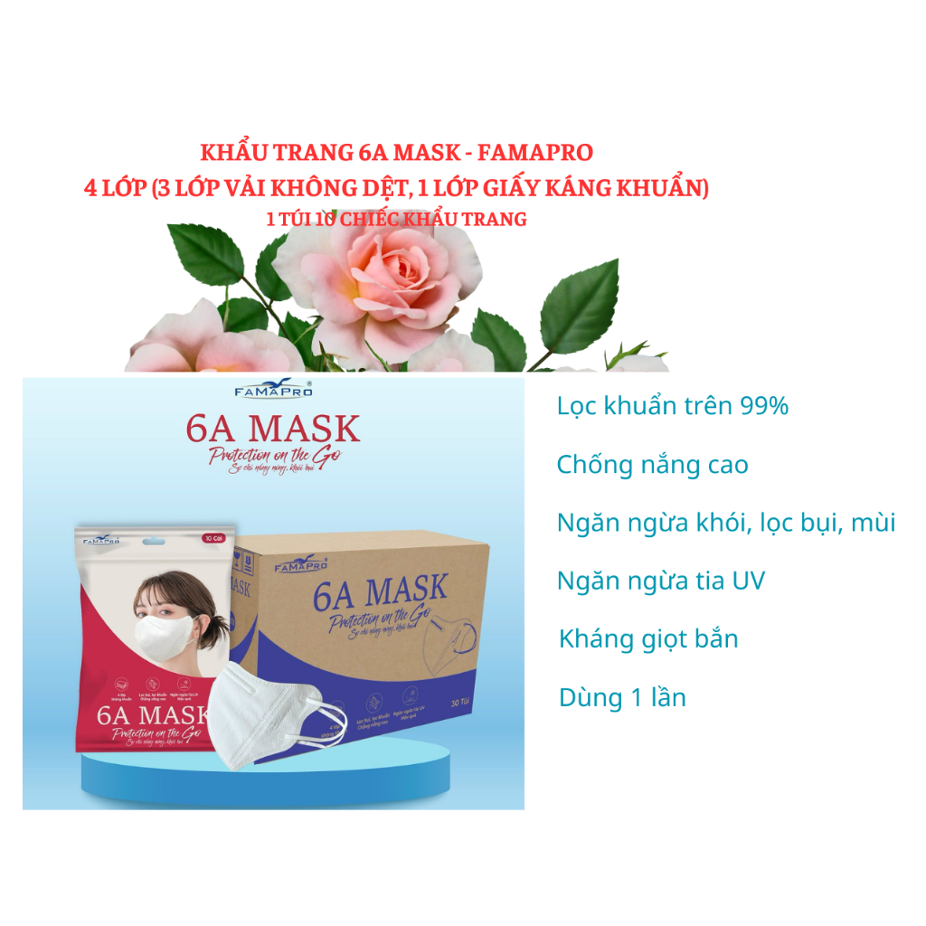 KHẨU TRANG 6A MASK FAMAPRO