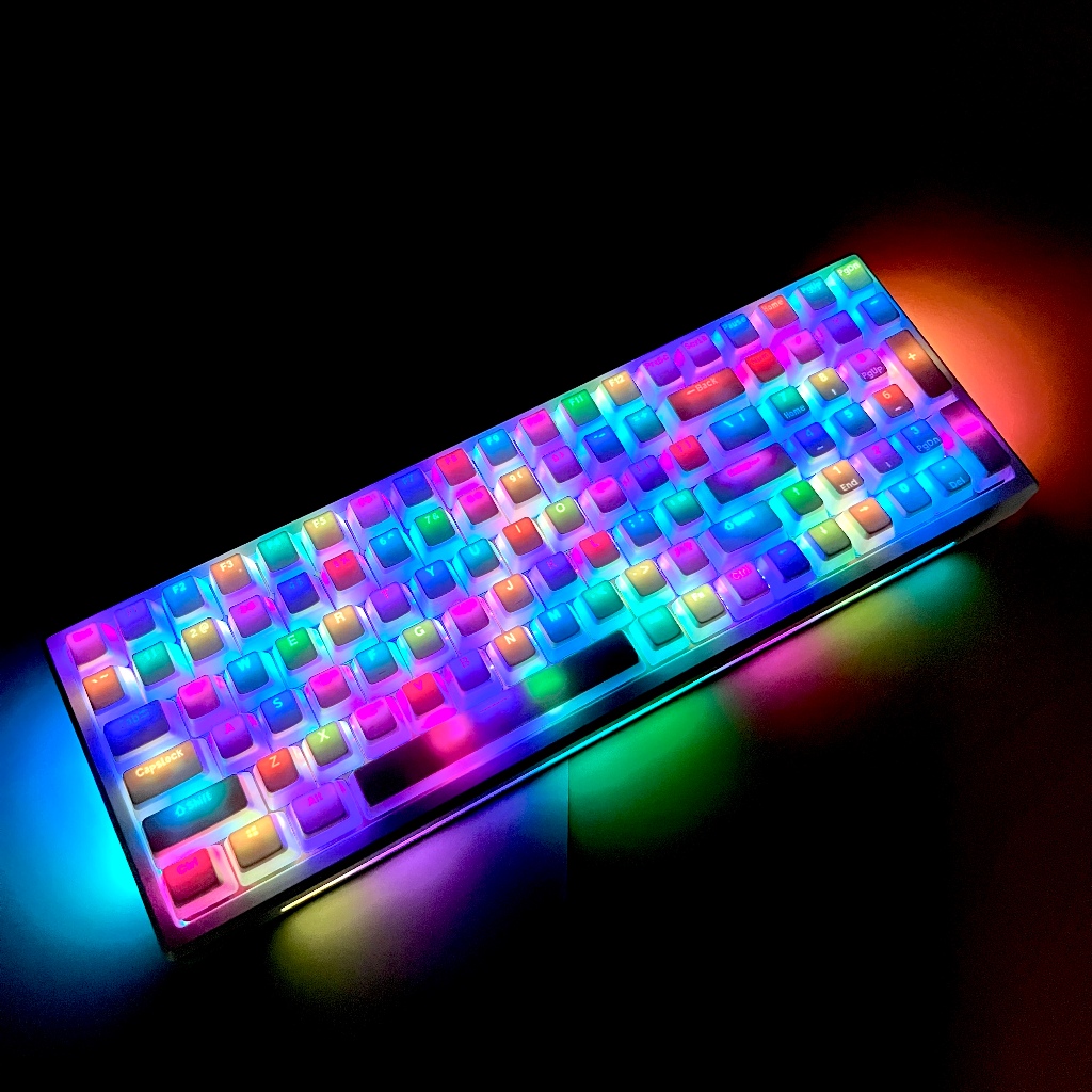 Keycap Pudding xuyên led profile OEM nhựa PBT