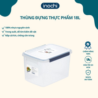 Thùng đựng thực phẩm Hokkaido 10L, 18L, 30L. thùng đựng gạo size lớn, thùng đựng hạt