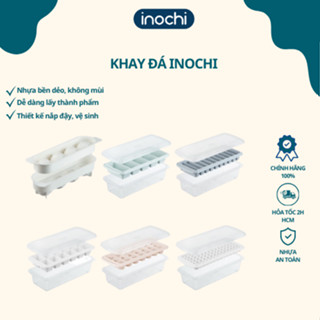 Khay Làm Đá inochi đủ size, thiết kế tiện lợi, chất liệu nhựa không dính thành đá. GIAO MÀU NGẪU NHIÊN