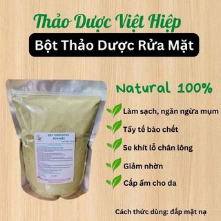 Bột thảo dược rửa mặt túi 1kg thảo dược việt hiệp