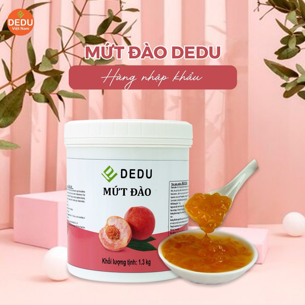 Mứt đào dedu 1,2kg