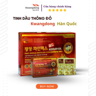 Tinh Dầu Thông Đỏ Kwangdong Hàn Quốc, Phòng các bệnh như huyết áp, tim mạch, tiểu đường và tai biến rất tốt Kwangdong