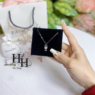 DÂY CHUYỀN THỎ -BẠC XI KIM công nghệ hàn quốc -dành cho các cô nàng tiểu thư <tạng một lac tay cho bé> t-Jewelry-HH09