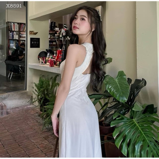 ĐẦM MIDI SÁT NÁCH ĐAN NGỰC