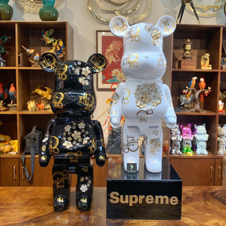 Bearbrick size 80, gấu bearbrick đính ngọc sơn nhúng mạ điện 2g đính đá,bearbrick đẹp nhà cửa quà tặng độc đá