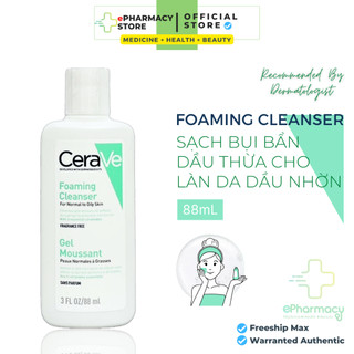 [Mini] Sữa Rửa Mặt CERAVE FOAMING Cleanser For Normal To Oily Skin cho da thường, da dầu