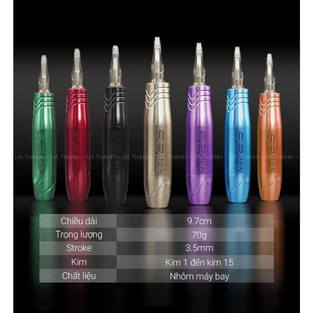 COMBO máy phun xăm PEN E2 MINI + BIẾN ÁP - Máy Pen nhỏ nhẹ số 1| HÀ THÀNH