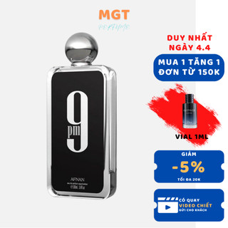 Nước hoa nam thơm lâu Afnan 9PM EDP, nc hoa nam chiết 10ml perfume nam tính chính hãng MGT Perfume Sale 4,4