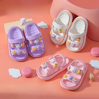 Dép bánh mì cho bé gái 2 quai hình thỏ Koromi cao cấp siêu mềm êm chân bé-12 hình