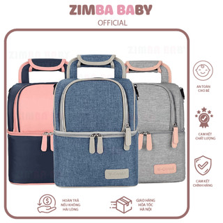 Balo bỉm sữa cách nhiệt 2 tầng V-COOL