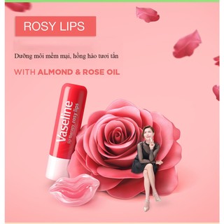 SON DƯỠNG MÔI DẠNG THỎI VASELINE LIPS THERAPY Rosy Lips (4.8G)