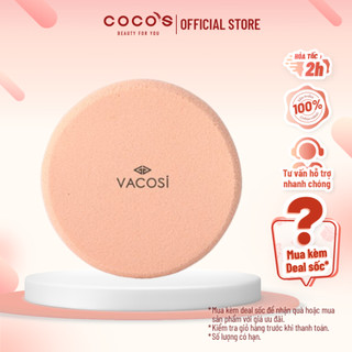 Bông phấn ướt vacosi large disc sponge bông phấn ướt tròn lớn - bp05