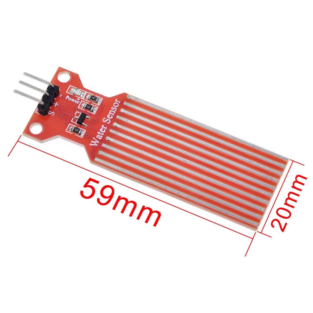 WATER SENSOR (V2 - màu đỏ) - Cảm biến nước V2