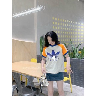 Áo thun nữ phối màu siêu cá tính