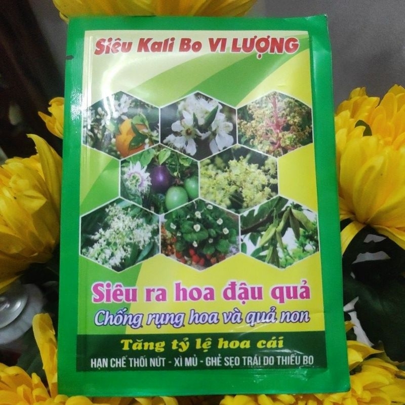 Phân bón lá KALI BO : siêu ra hoa,đậu quả -25g