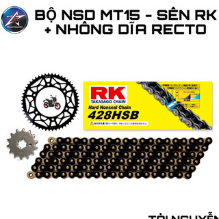 BỘ NSD MT15 - SÊN 132M - NHÔNG DĨA RECTO 52T