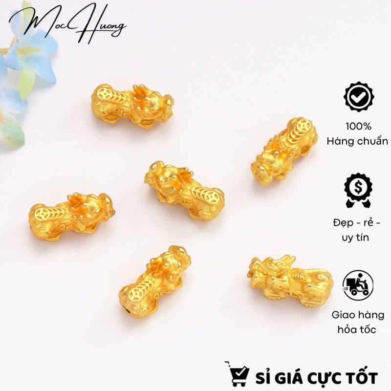 Charm Tỳ Hưu màu vàng - KL150