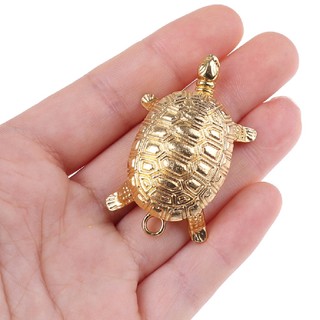 Rùa Vàng phong thủy ( Cỡ Lớn dài 5cm ), linh vật giúp bảo vệ và mang lại tiền tài cho gia chủ giàu có, trường thọ