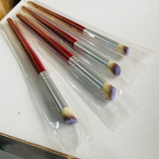 Cọ dặm ombre cán gỗ đầu tròn làm nail