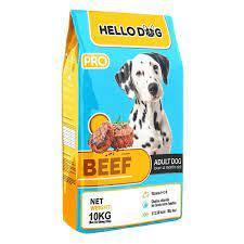10kg - Hello Dog Adult vị Bò nướng - Thức ăn chó nhập khẩu Thái Lan