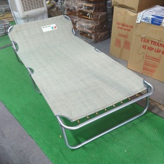 Giường xếp lưới nhập khẩu 90*190cm  (khung thép chất lượng) - chịu lực 200kg