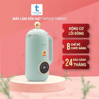 Máy làm sữa hạt mini tapuho 750w, máy làm sữa hạt đa năng, dung tích 0,6l inox 304 25.000 vòng/phút