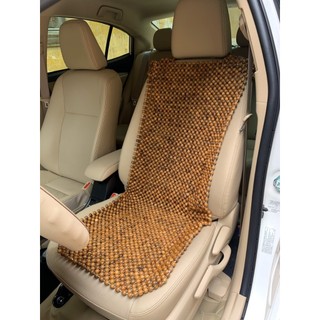 Đệm khoác ghế xe ô tô hạt gỗ hương mộc hạt 12ly