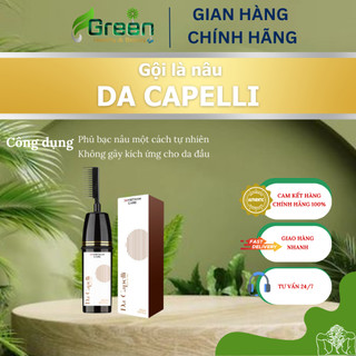 Gội là nâu phủ bạc thảo dược da capelli