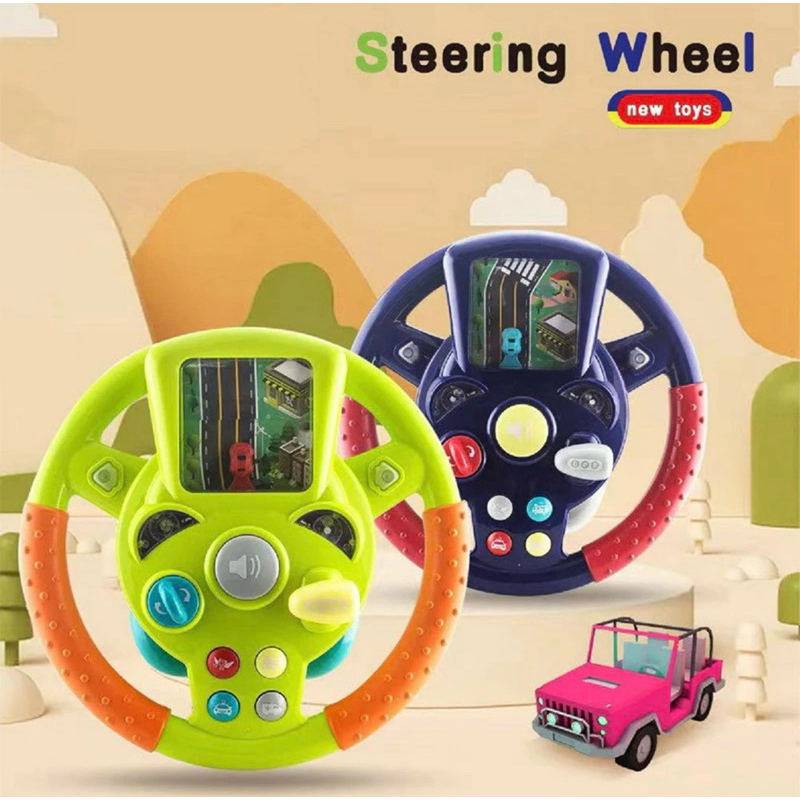 Game vô lăng điều khiển có màn hình tương tác