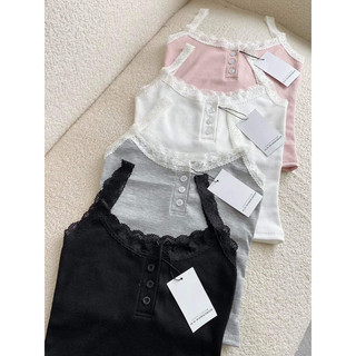 𝗛𝗮̀𝗻𝗴 𝗰𝗵𝗶́𝗻𝗵 𝗵𝗮̃𝗻𝗴 Áo hai dây tank top ren Mimi siêu xinh tôn dáng - O.N WORKSHOP