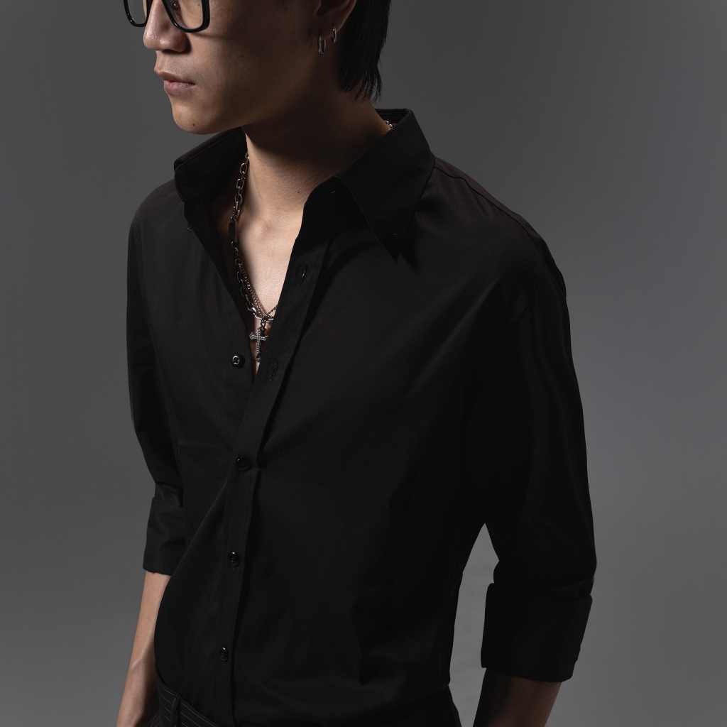 Áo Sơ Mi Addikt Gallant Shirt Màu Đỏ/ Đen/ Trắng