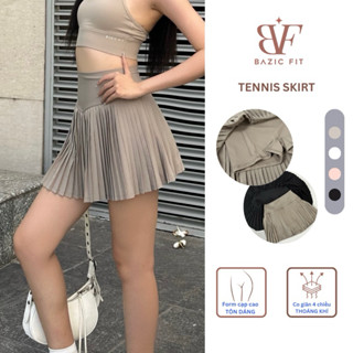 Chân váy xếp ly bản nhỏ BAZIC FIT quần váy thể thao tập tennis, golf, aerobic kèm quần bảo hộ xinh xắn Bazic Fit
