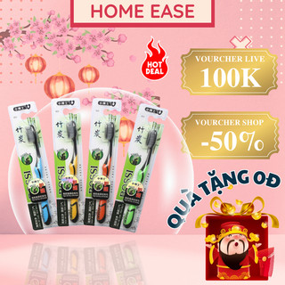 Bàn chải đánh răng - bàn chải than tre than hoạt tính