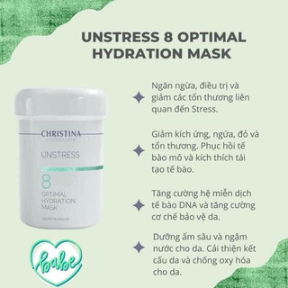 Mặt nạ phục hồi Unstress Optimal Hydration Mask