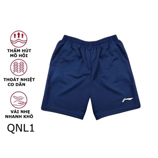 Quần short cầu lông li-ning dùng cho luyện tập thi đấu cầu lông qnl1