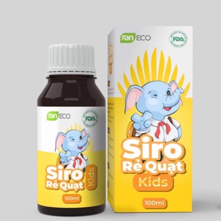 Siro rẻ quạt kids-faneco 100ml- dùng cho ho gió, ho khan, ho đờm, ho lâu ngày