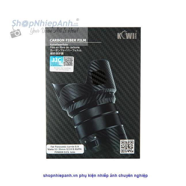 KIWIFOTOS KS series Anti-Scratch Protective Skin Film cho ống kính For Panasonic Lumix G X Vario 12-35mm f/2.8 II ASPH